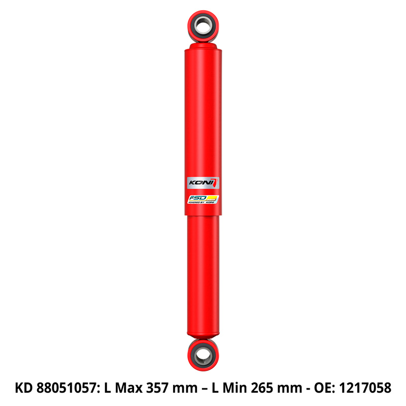 KONI Special Active schokdemper  Fiat Ducato based campers: Adria/Carthago/Hymer 2006- - Achteras - Lmin: 265mm - Lmax: 357mm (8805-1057)
