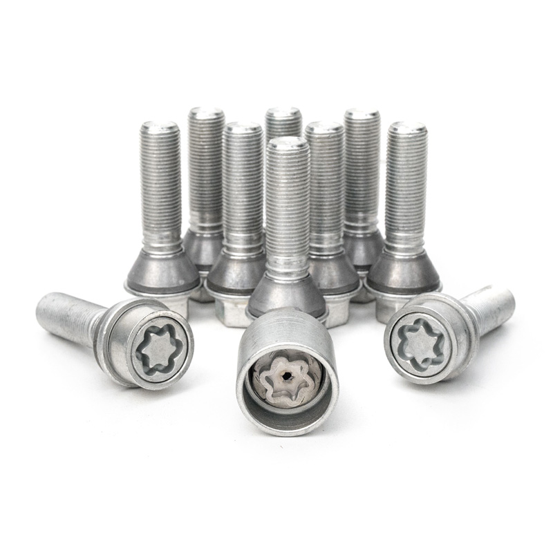 H&R Wielboutenset konisch met beweegbare ring M14x1.25 - Lengte 39mm - 10 stuks (Bv.  BMW) - incl. wielsloten