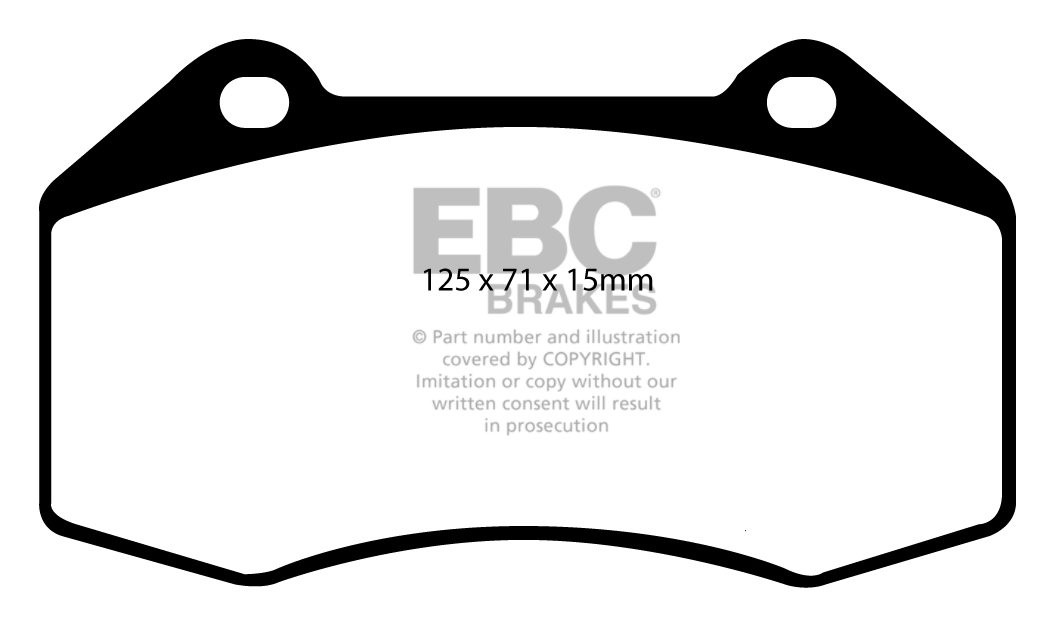 EBC Brakes RENAULT Megane CC 2.0 Turbo (225) 2004-2006 Remblokke