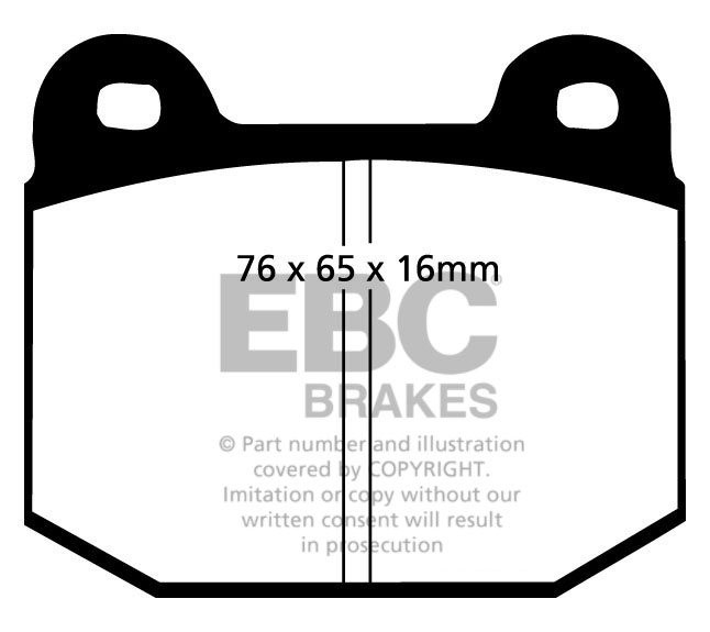 EBC Brakes OPEL Antara 2.0 TD 2007-.. Remblokken voorzijde