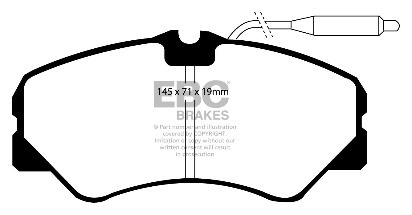 EBC Brakes FIAT BEDRIJFSWAGEN Ducato Maxi 2.5 TD 88-94 Remblokke
