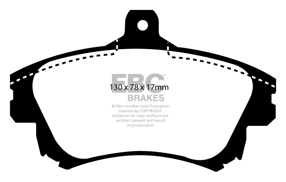 EBC Brakes VOLVO V40 2.0 98-2004 Remblokken voorzijde