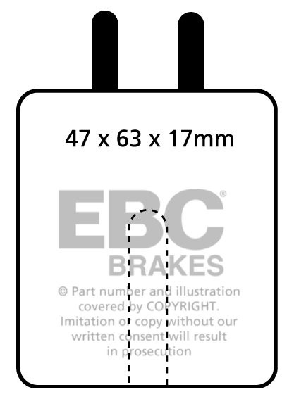 EBC Brakes PORSCHE Boxster (Cast Iron Discs only) 2.7 2004-2009