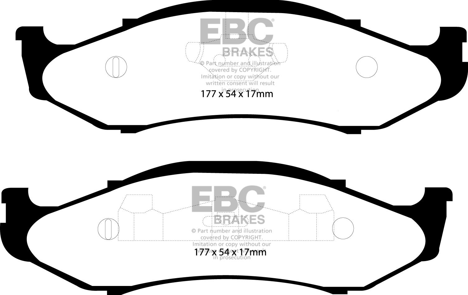 EBC Brakes BMW 2800 2.8 68-76 Remblokken voorzijde