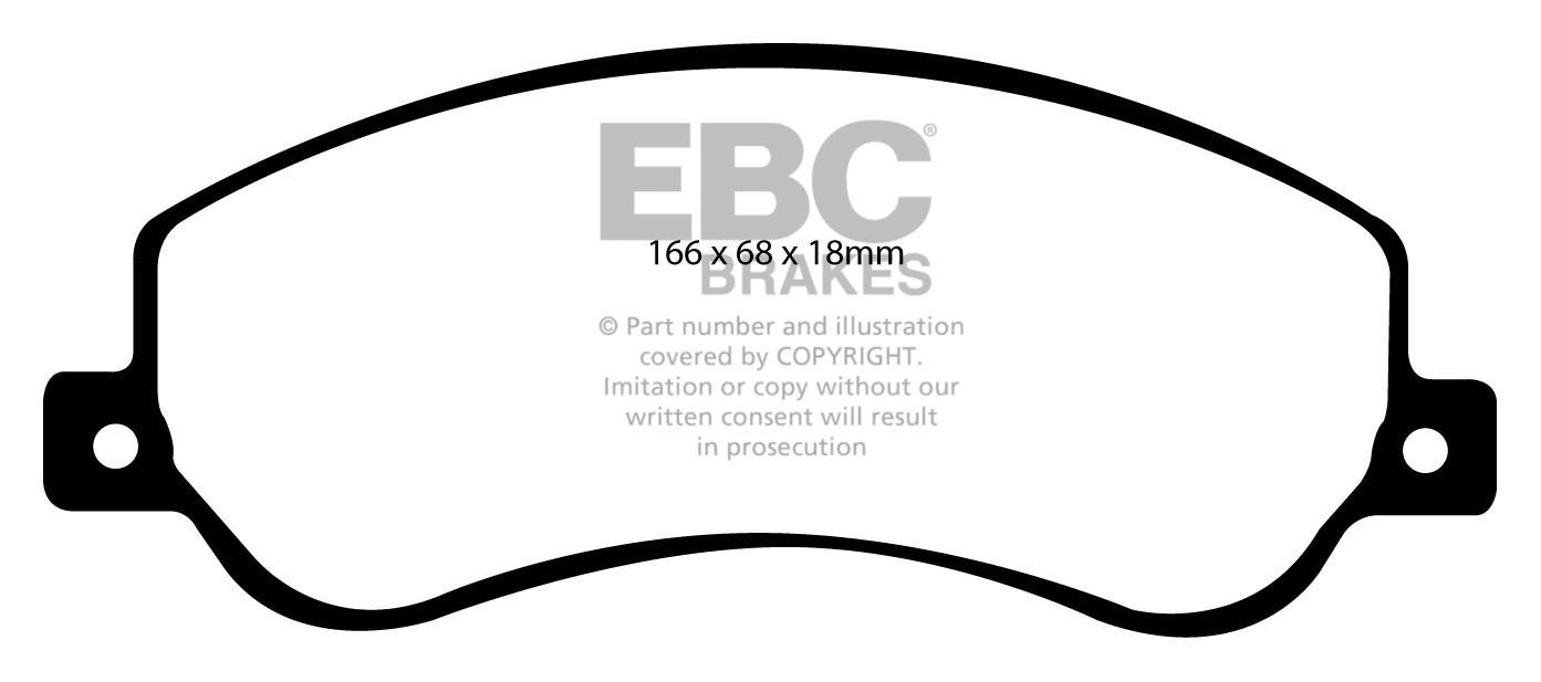 EBC Brakes FORD BEDRIJFSWAGEN Transit 450 (3500kg +) 2006-.. Rem