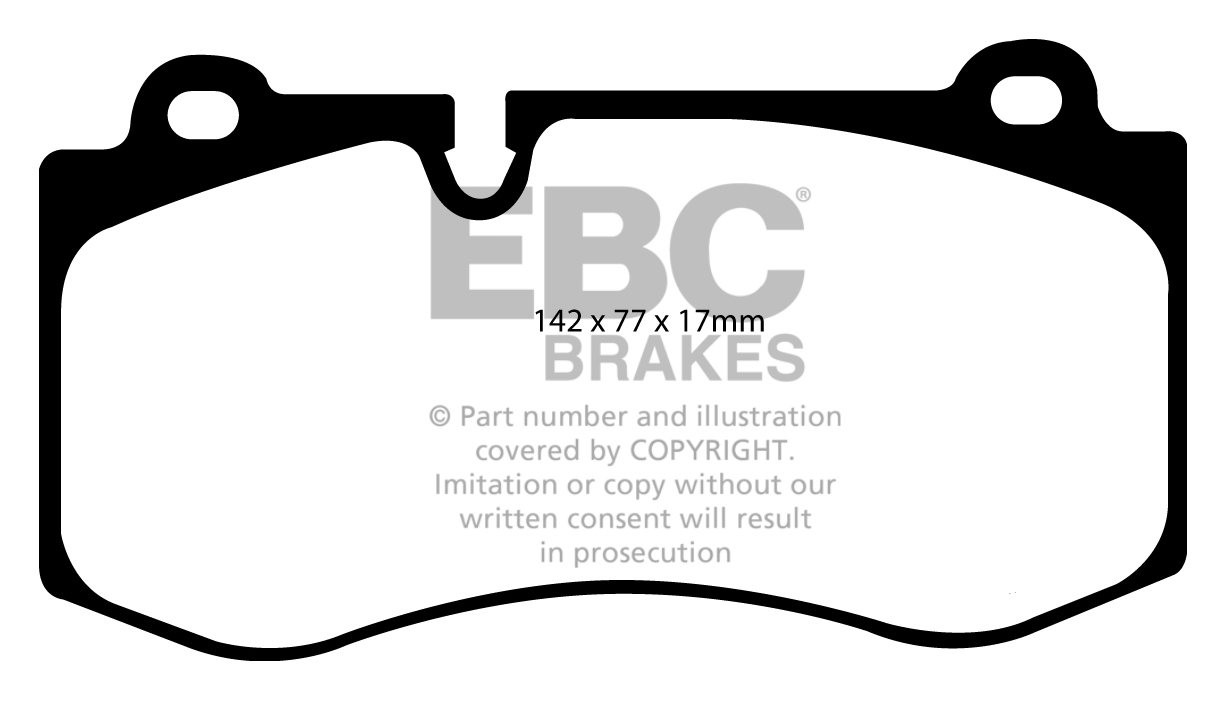 EBC Brakes MERCEDES SL-Class (R230) SL350 Sports Package 2008-..