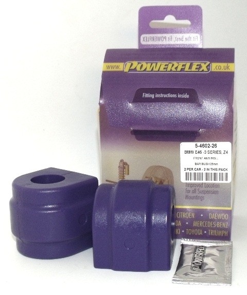 BMW E46 3 SERIES  Front Anti Roll Bar Bush 26mm - PowerFlex PFF5