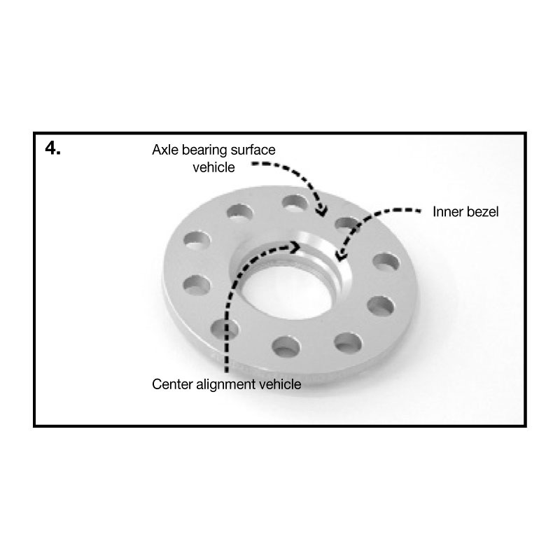 H&R DRS-Systeem Spoorverbreders 10mm 4x100 - Naaf 56,1mm - Boutmaat M12x1,5 -   Honda/Rover