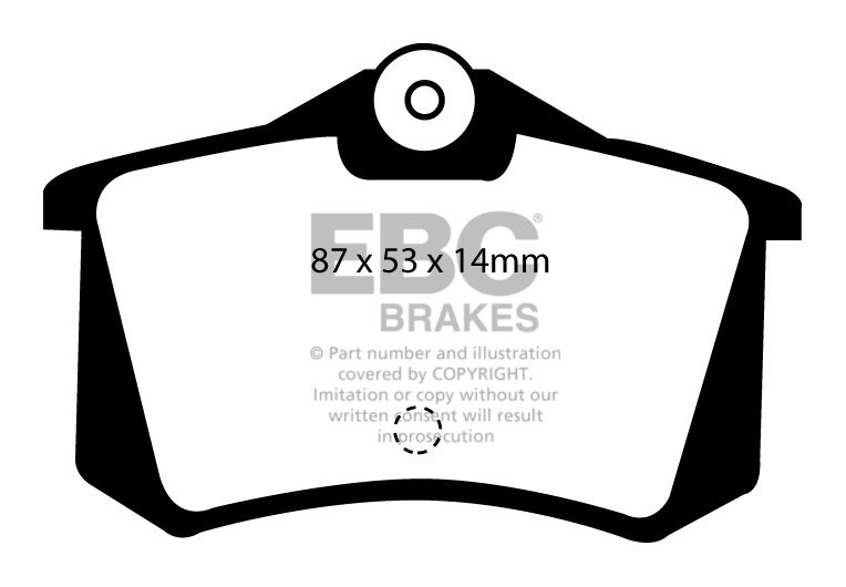 EBC Brakes LANCIA Delta 2.0 Turbo HF Integrale Evolution 92-94 R