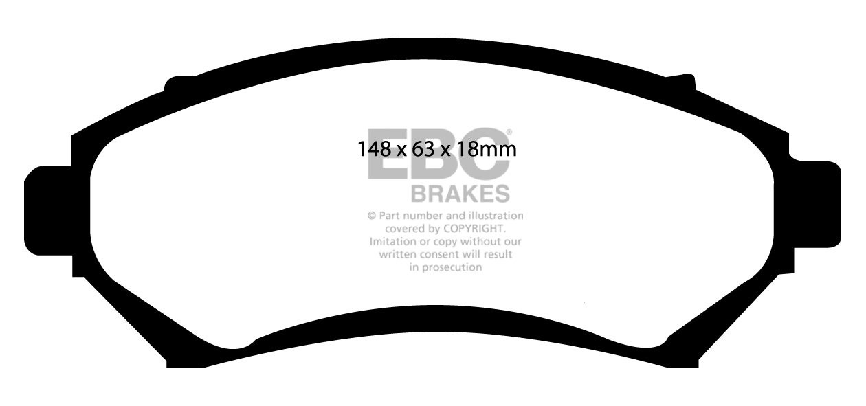 EBC Brakes OPEL Sintra 3.0 96-2000 Remblokken voorzijde greenstu
