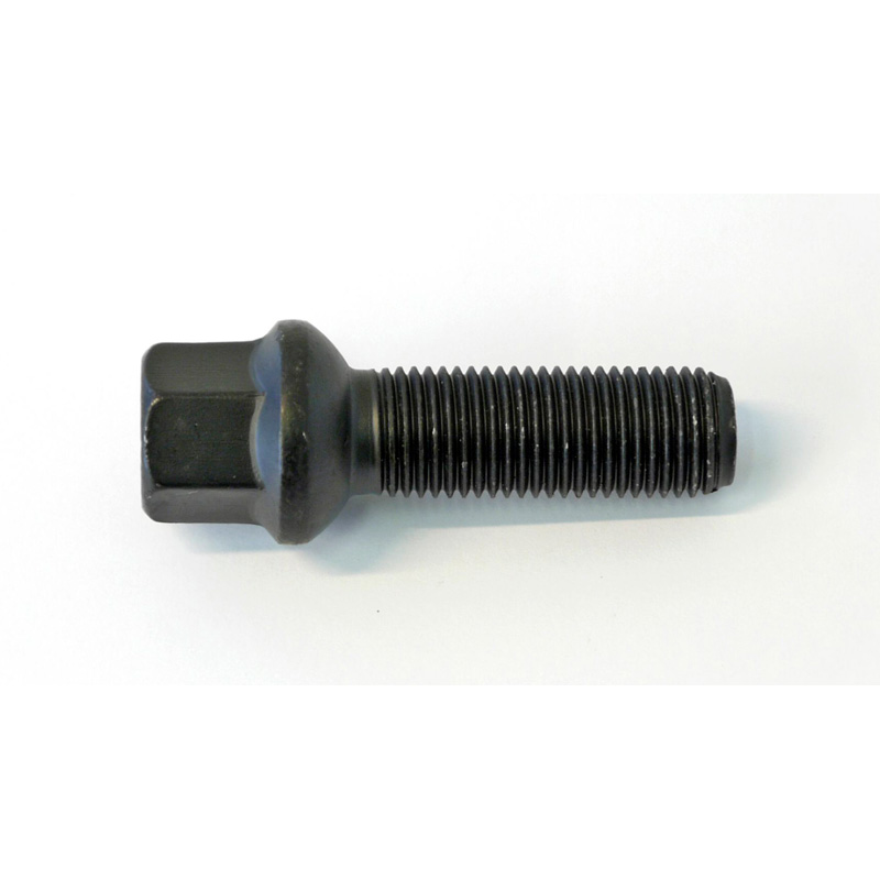 H&R Wielbout bolkonisch R14 M14x1.50 - Lengte 50mm - Zwart
