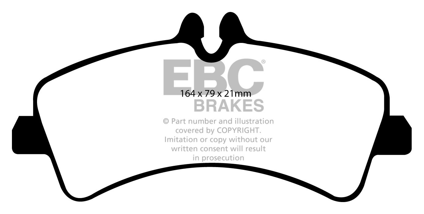 EBC Brakes MERCEDES BEDRIJFSWAGEN Sprinter 513D 2.1 TD 2010-.. R