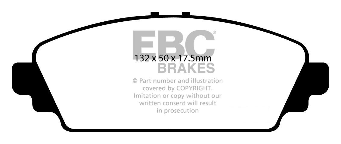 EBC Brakes HONDA Accord 1.6 (CG) 99-2003 Remblokken voorzijde gr