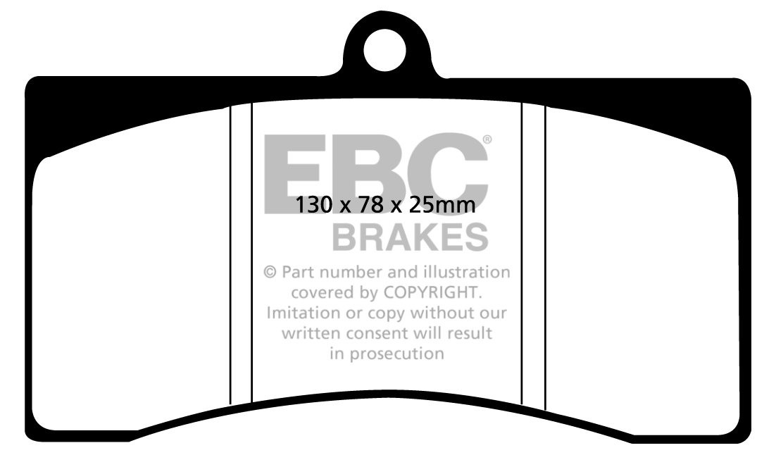 EBC Brakes MERCEDES GLK-Class (X204) GLK320 (3.0TD) 2008-2009 Re