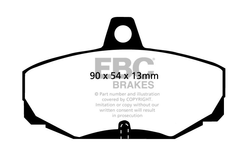 EBC Brakes GINETTA G12 (DARE) 2.0 98-.. Remblokken achterzijde