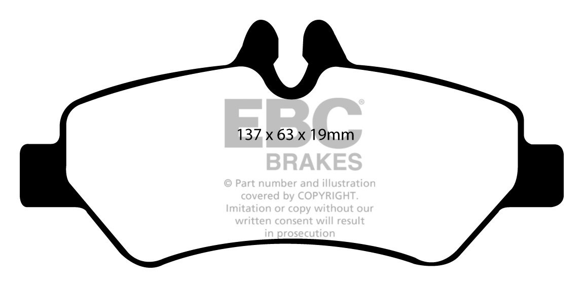 EBC Brakes MERCEDES BEDRIJFSWAGEN Sprinter 211D 2.1 TD 2006-.. R