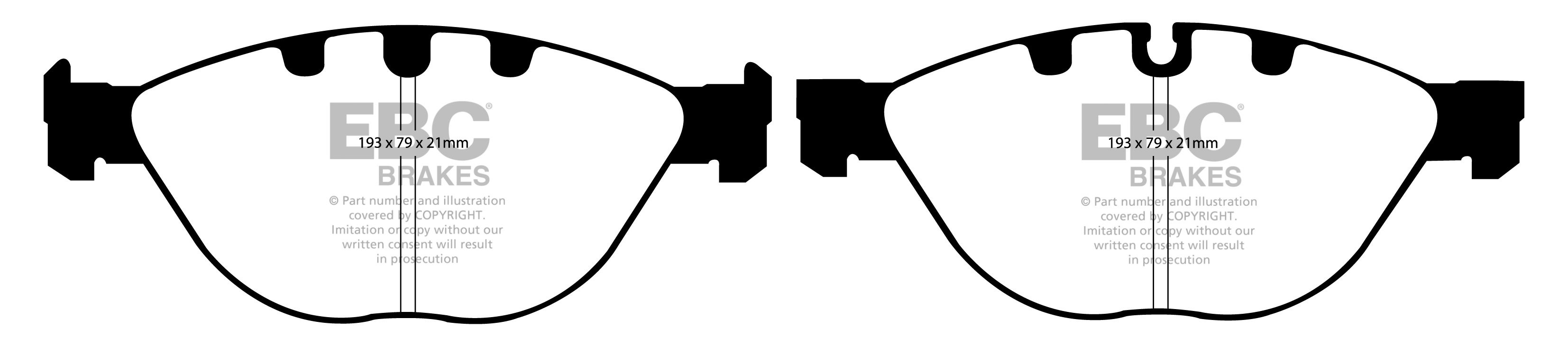 EBC Brakes BMW (ALPINA) B7 (E66) 4.4 Turbo 2004-2008 Remblokken