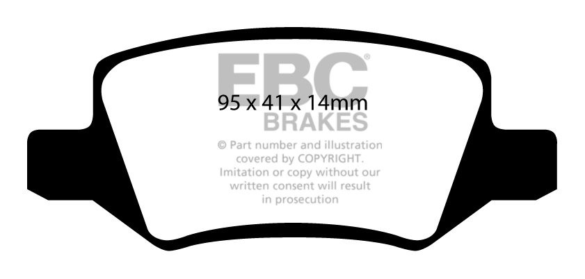 EBC Brakes MERCEDES A-Class (V168) A170DL (1.7TD) 2001-2004 Remb