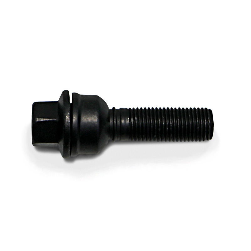 H&R Wielbout bolkonisch met beweegbare ring R14 M14x1.50 - Lengte 41mm - Zwart (bv.  Audi Q3, Q5)