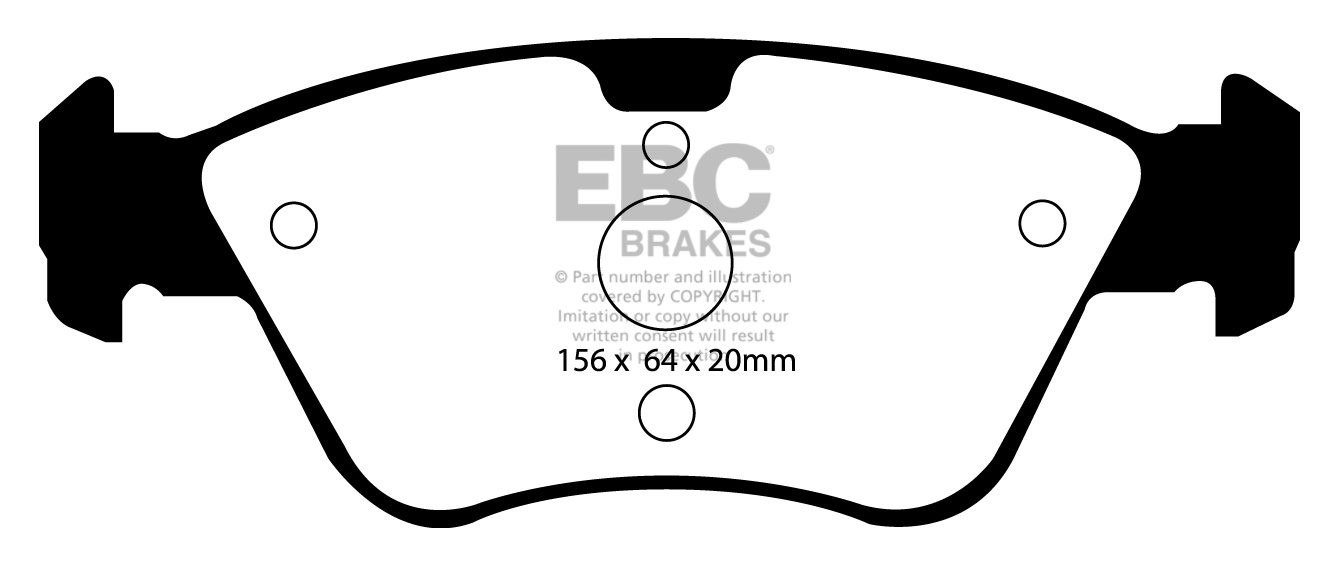 EBC Brakes MERCEDES E-Class (W210) E320 TD Station 97-2003 Rembl