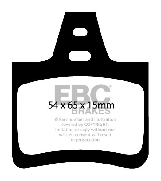 EBC Brakes CITROEN Xantia 1.8 93-2001 Remblokken achterzijde