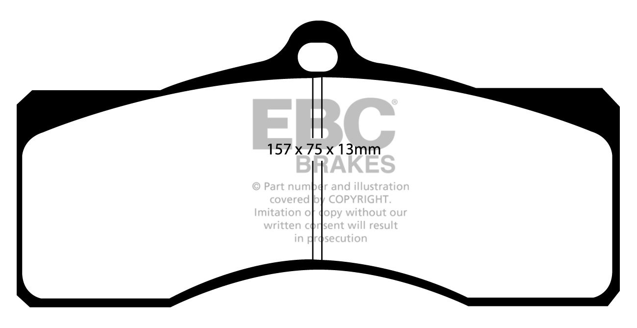 EBC Brakes CHEVROLET Camaro 5.7 1969 Remblokken voorzijde