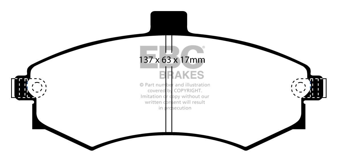 EBC Brakes HYUNDAI Matrix 1.6 2002-.. Remblokken voorzijde green