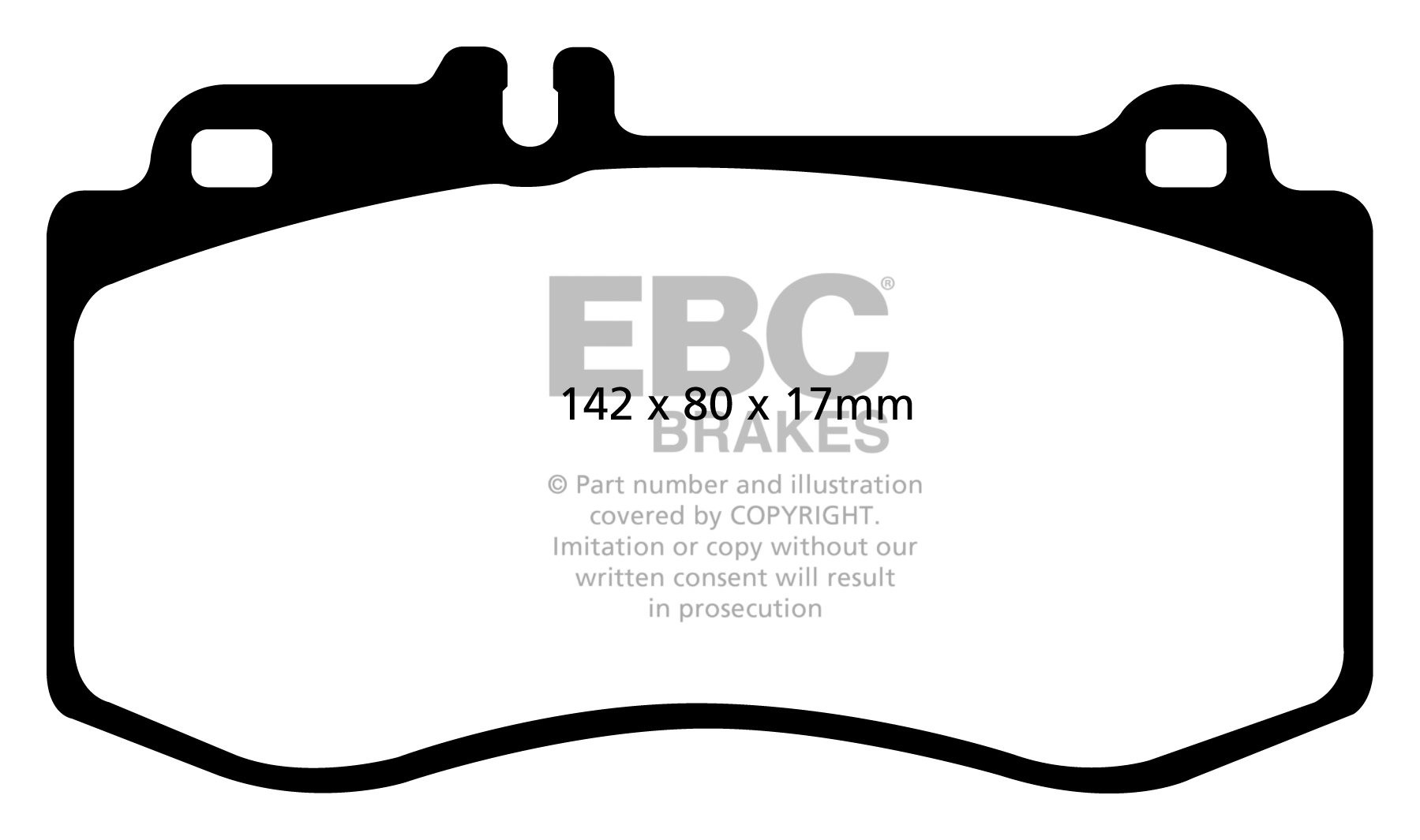 EBC Brakes MERCEDES E-Class (W212)(S212) E500 (5.5) 2009-.. Remb