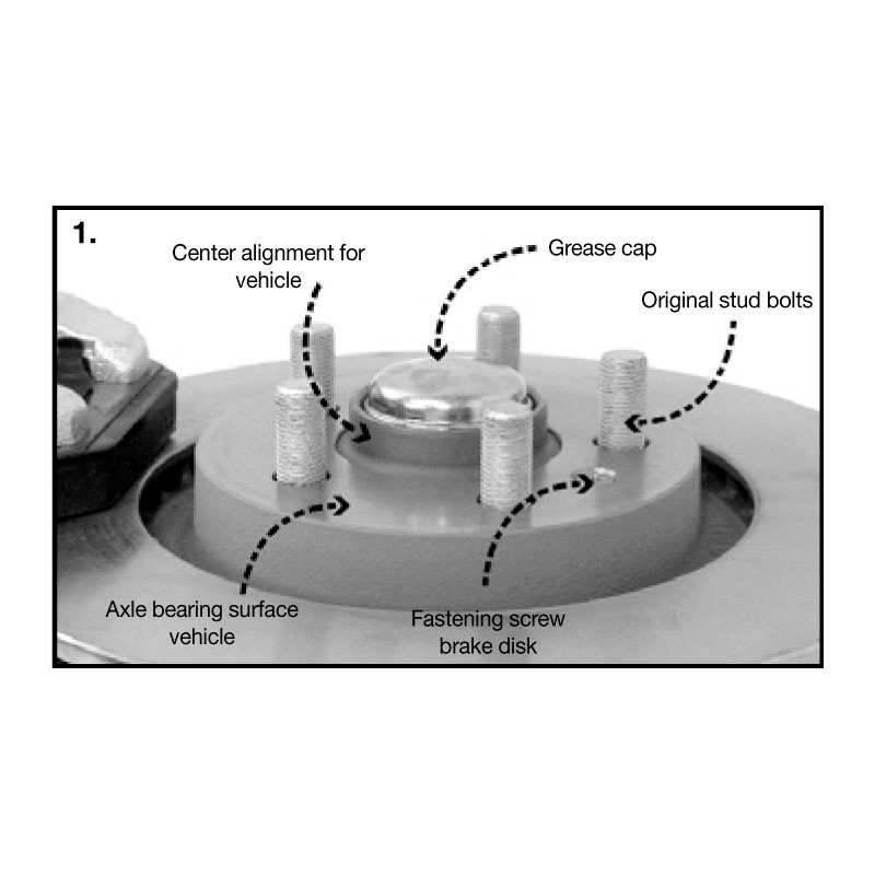 H&R DRS-Systeem Spoorverbreders 18mm 5x108 - Naaf 63,3mm - Boutmaat M12x1,5 -   Ford/Jaguar - Zwart